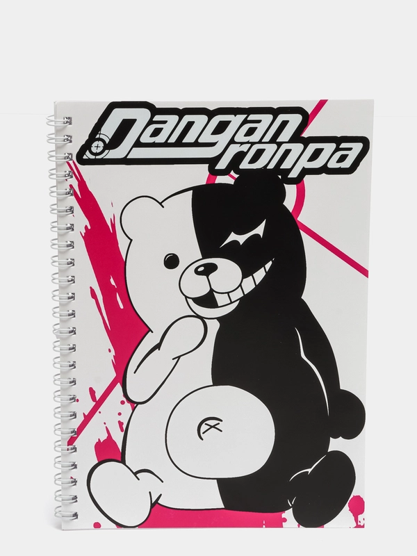 Скетчбук по мотивам аниме Danganronpa (Данганронпа), с обложкой из плотного картона, 50 л