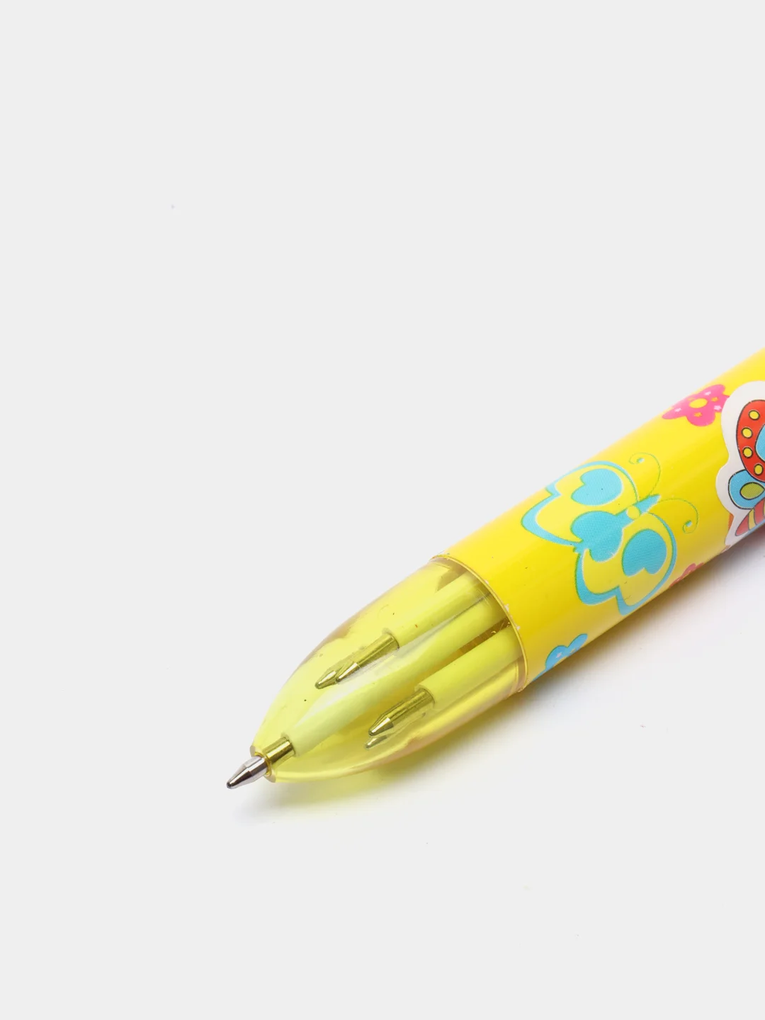 Желтый ручка, шариковая, 6 цветов