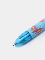 Голубой ручка, шариковая, 6 цветов