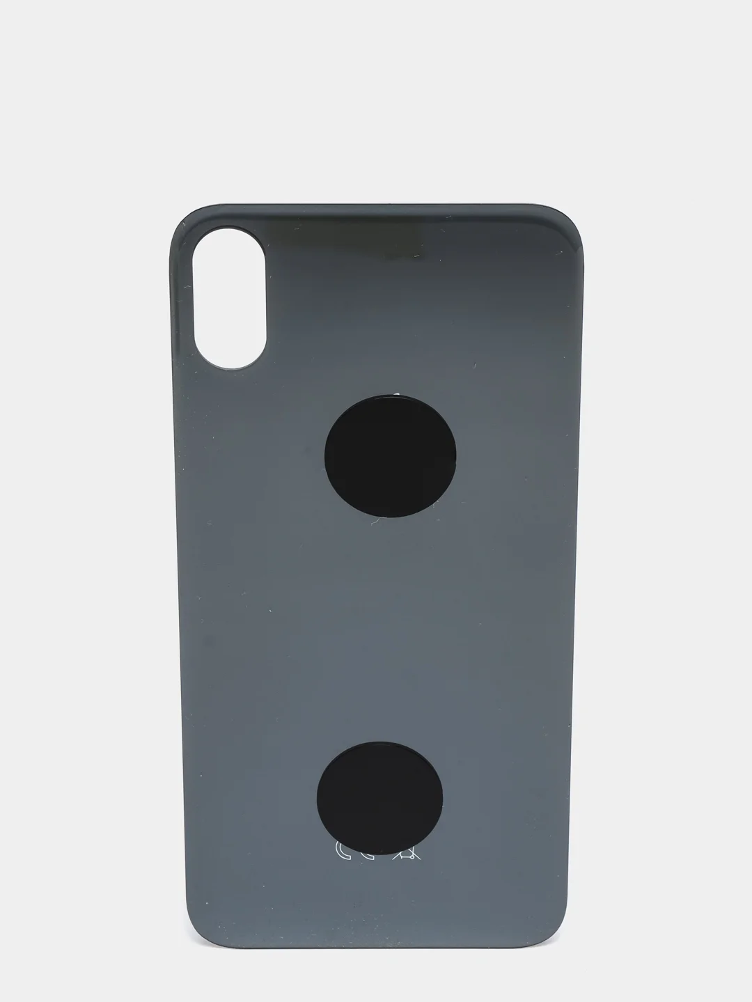 Серый задняя крышка для iPhone X (100%)