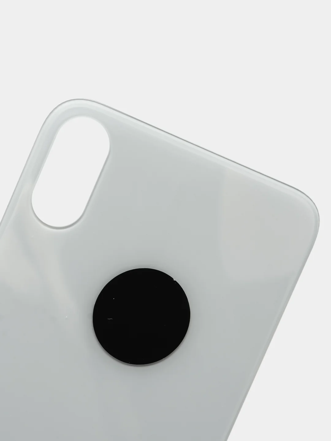 Серебряный задняя крышка для iPhone X (100%)