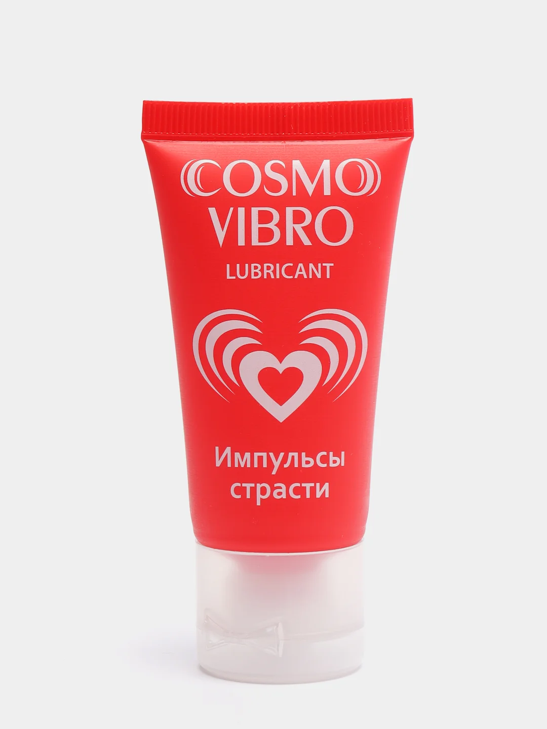 Красный женский стимулирующий лубрикант на силиконовой основе Cosmo Vibro