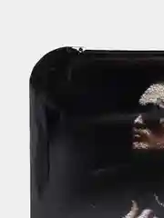 Черный 3d наклейки стикеры на телефон