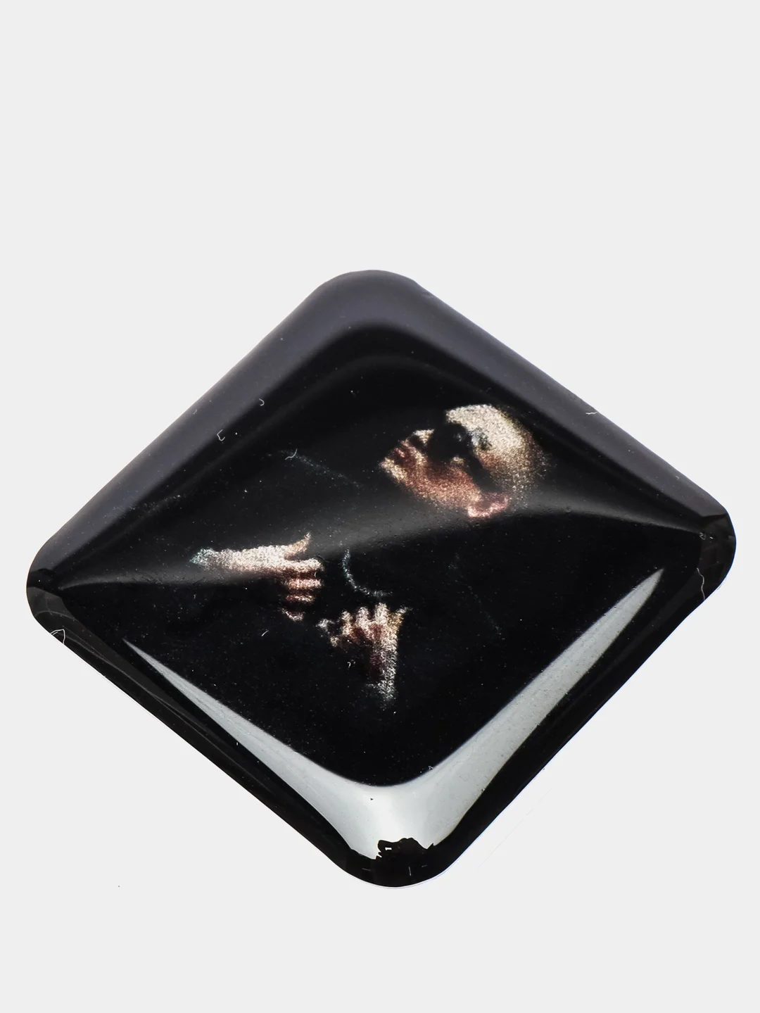 Черный 3d наклейки стикеры на телефон