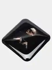 Черный 3d наклейки стикеры на телефон
