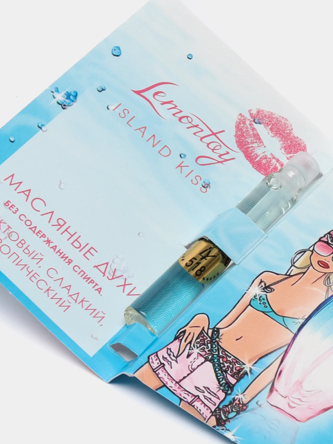 Lemontay масляные духи женские №518 : island kiss, исланд кисс, 3 мл