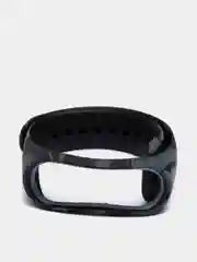 Серый силиконовый ремешок для Xiaomi Mi Band 3 и Mi Band 4 с принтом камуфляж