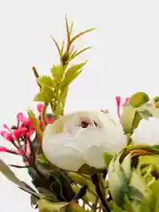 Зеленый искусственные цветы Камелии, букет, пионы, розы, ранункулюсы, осока, растения, зелень