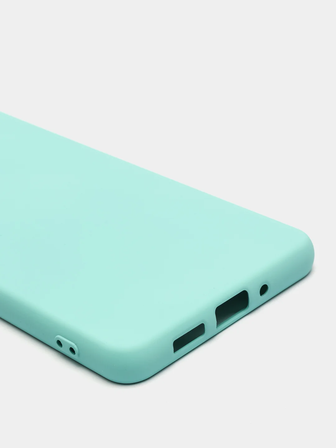 Бирюзовый чехол Samsung Galaxy A73 5G, с бархатной подкладкой