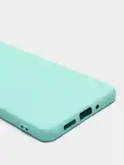 Бирюзовый чехол Samsung Galaxy A73 5G, с бархатной подкладкой