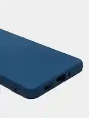 Синий чехол Samsung Galaxy A73 5G, с бархатной подкладкой