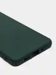 Тёмно-зелёный чехол Samsung Galaxy A73 5G, с бархатной подкладкой