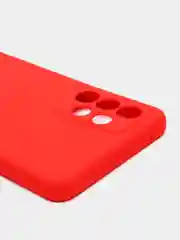 Красный чехол Samsung Galaxy A73 5G, с бархатной подкладкой
