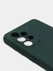 Тёмно-зелёный чехол для Samsung Galaxy A33 5G, с бархатной подкладкой