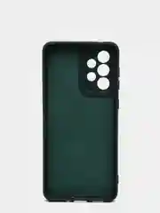 Тёмно-зелёный чехол для Samsung Galaxy A33 5G, с бархатной подкладкой