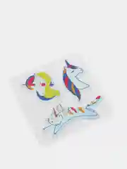 Индиго наклейка декоративная