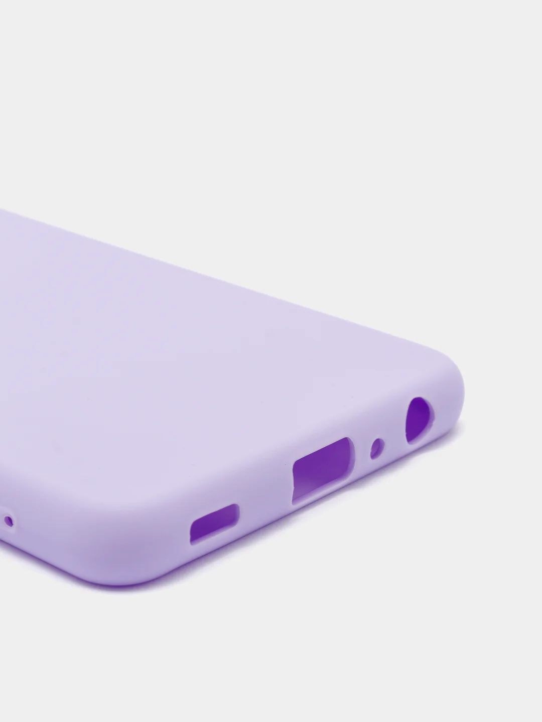 Лавандовый чехол Samsung Galaxy A52, силиконовый