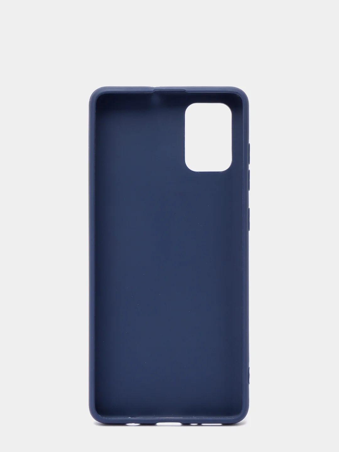 Темно-синий чехол Samsung Galaxy A71, Самсунг Галакси А71 силиконовый, цветной, матовый