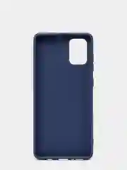 Темно-синий чехол Samsung Galaxy A71, Самсунг Галакси А71 силиконовый, цветной, матовый