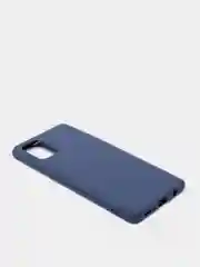 Темно-синий чехол Samsung Galaxy A71, Самсунг Галакси А71 силиконовый, цветной, матовый