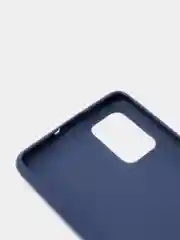 Темно-синий чехол Samsung Galaxy A71, Самсунг Галакси А71 силиконовый, цветной, матовый