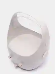 Белый шкатулка для хранения украшений и косметики