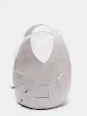 Белый шкатулка для хранения украшений и косметики
