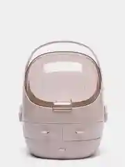 Розовый шкатулка для хранения украшений и косметики