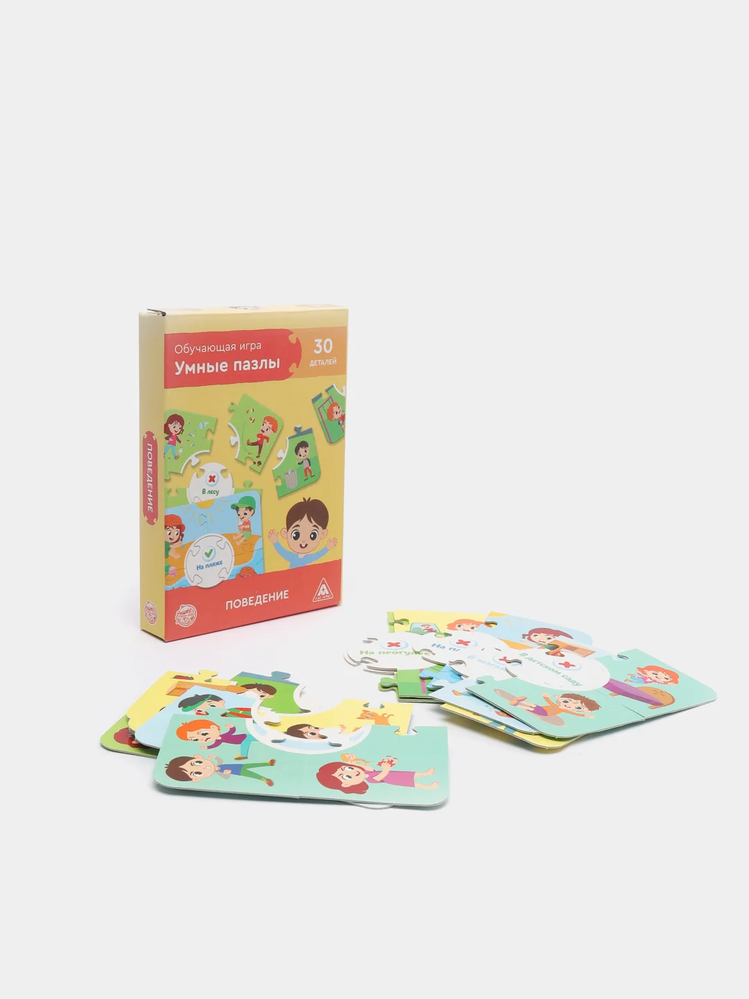 Игра настольная Умные пазлы "Поведение"