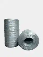 Серый полипропиленовые нитки для мочалок / Пряжа для вязания мочалок / Полипропилен