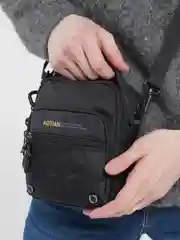 Черный сумка на одно плечо Aotian, мужская