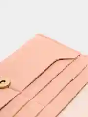 Розовый кошелек из эко кожи женский