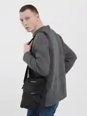 Черный сумка мужская через плечо Aotian