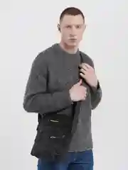 Черный сумка мужская через плечо Aotian