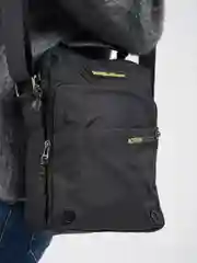 Черный сумка мужская через плечо Aotian