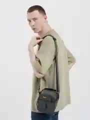 Серый сумка на одно плечо Aotian, мужская