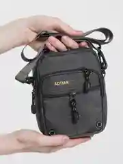 Серый сумка на одно плечо Aotian, мужская