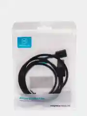 Черный магнитный кабель быстрой зарядки 3А, type-C, micro QC, PD