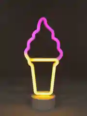Светильник неоновый "Ice cream", USB в комплекте