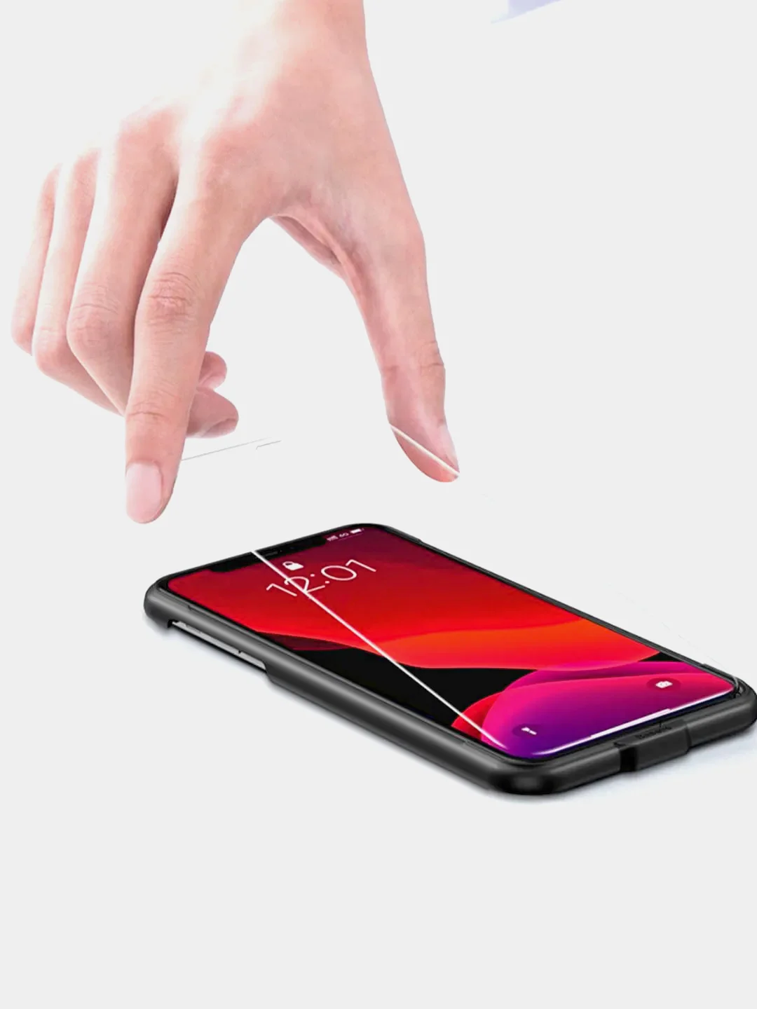 Защитное закалённое стекло HD 9H для iPhone 11 / 11 Pro / Max, 12 Pro / Maх / mini
