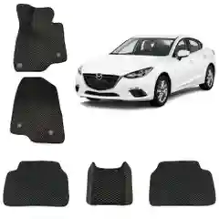 3-D Автомобильные EVA коврики для MAZDA 3 BM 3 поколение / Мазда 3 БМ (3)