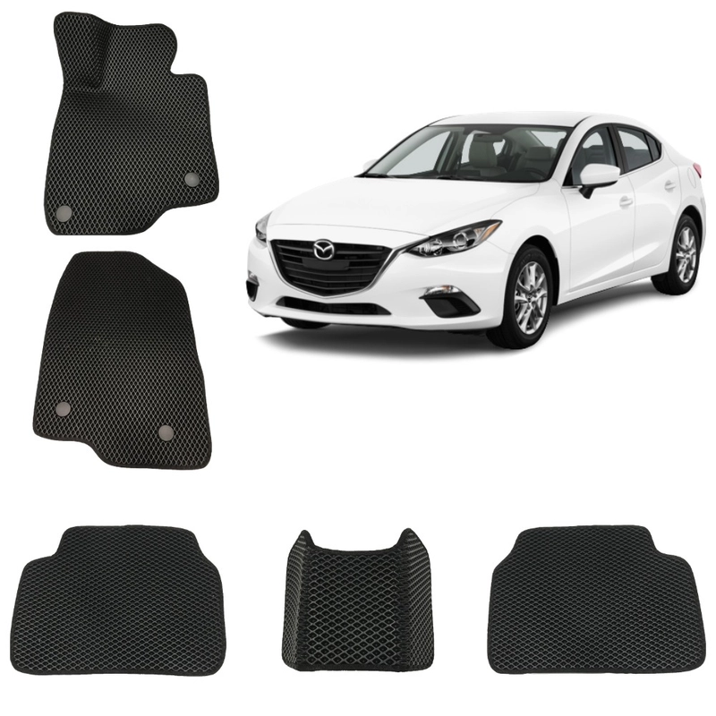 3-D Автомобильные EVA коврики для MAZDA 3 BM 3 поколение / Мазда 3 БМ (3)
