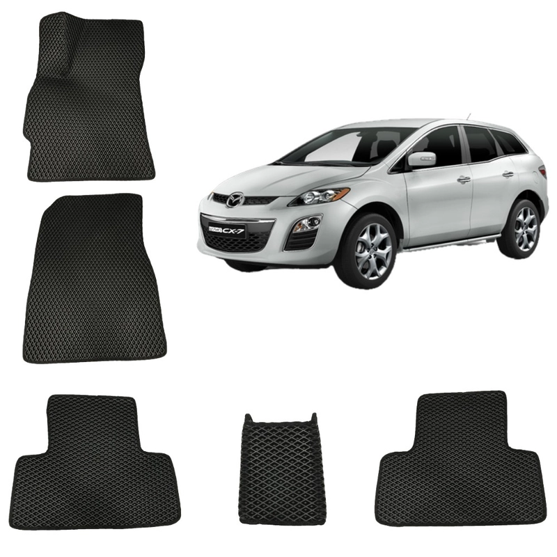 3-D автомобильные EVA коврики для Mazda СХ 7 (1 поколение) / Мазда Ц Икс 7 (1)