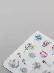 Багровый наклейки для дизайна ногтей, слайдеры