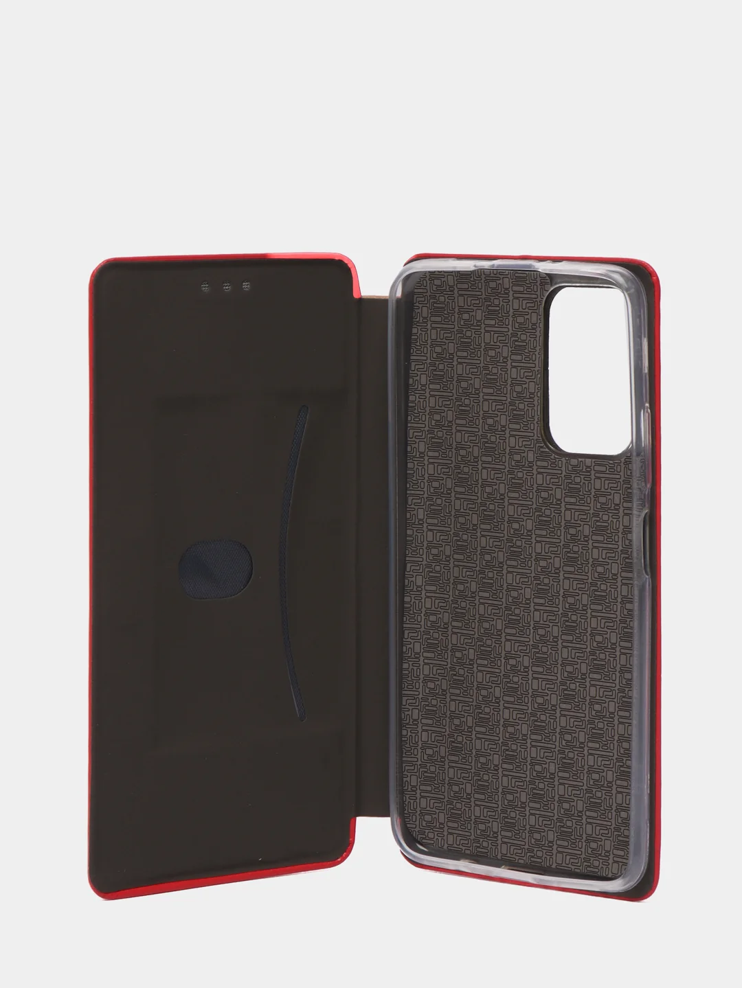 Красный чехол-книжка для Xiaomi Redmi Note 11 5G (китайская версия), Poco M4 Pro 5G
