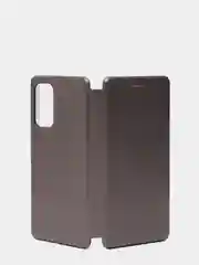Серебряный чехол-книжка для Xiaomi Redmi Note 11 5G (китайская версия), Poco M4 Pro 5G