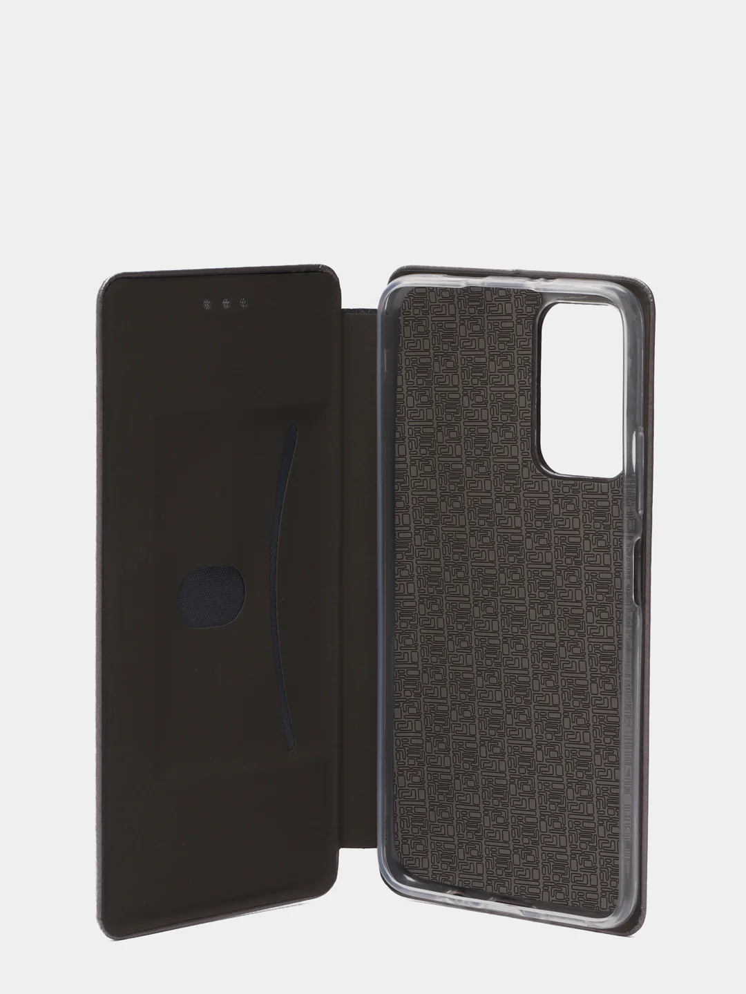 Серебряный чехол-книжка для Xiaomi Redmi Note 11 5G (китайская версия), Poco M4 Pro 5G