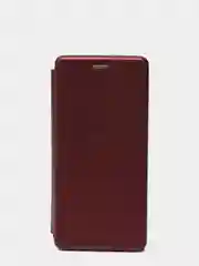 Багровый чехол-книжка для Xiaomi Redmi Note 11 5G (китайская версия), Poco M4 Pro 5G