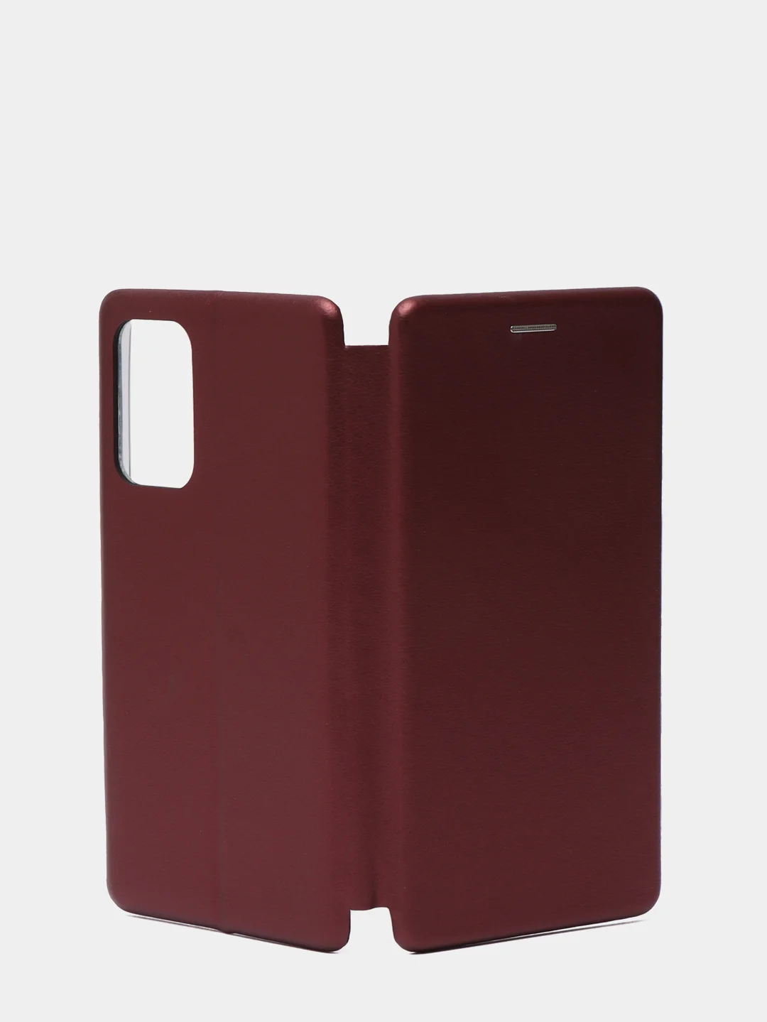 Багровый чехол-книжка для Xiaomi Redmi Note 11 5G (китайская версия), Poco M4 Pro 5G