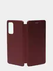 Багровый чехол-книжка для Xiaomi Redmi Note 11 5G (китайская версия), Poco M4 Pro 5G